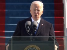 Der sechsundvierzigste Präsident der Vereinigten Staaten, Joe Biden